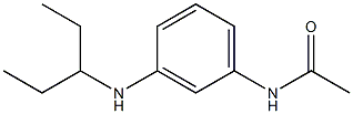 N-[3-(pentan-3-ylamino)phenyl]acetamide Structure