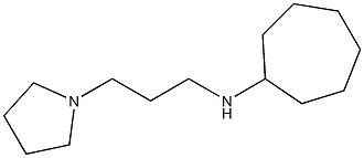 N-[3-(pyrrolidin-1-yl)propyl]cycloheptanamine Structure