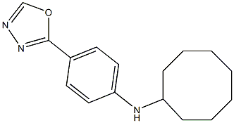 N-[4-(1,3,4-oxadiazol-2-yl)phenyl]cyclooctanamine Struktur