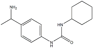 N-[4-(1-aminoethyl)phenyl]-N'-cyclohexylurea,,结构式