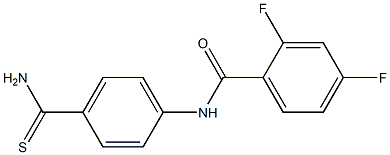 N-[4-(aminocarbonothioyl)phenyl]-2,4-difluorobenzamide