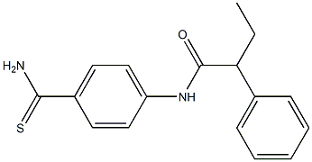 N-[4-(aminocarbonothioyl)phenyl]-2-phenylbutanamide