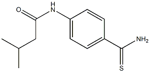  N-[4-(aminocarbonothioyl)phenyl]-3-methylbutanamide