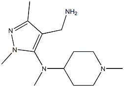 N-[4-(aminomethyl)-1,3-dimethyl-1H-pyrazol-5-yl]-N,1-dimethylpiperidin-4-amine