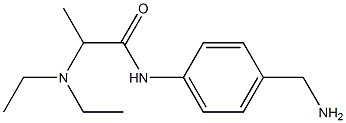 N-[4-(aminomethyl)phenyl]-2-(diethylamino)propanamide