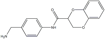 N-[4-(aminomethyl)phenyl]-2,3-dihydro-1,4-benzodioxine-2-carboxamide|