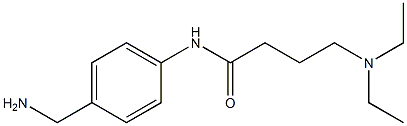 N-[4-(aminomethyl)phenyl]-4-(diethylamino)butanamide Structure