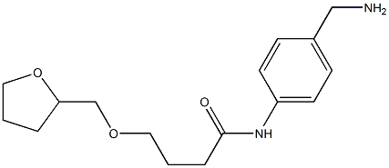 N-[4-(aminomethyl)phenyl]-4-(oxolan-2-ylmethoxy)butanamide