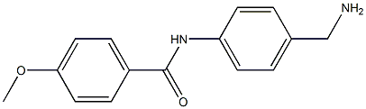 N-[4-(aminomethyl)phenyl]-4-methoxybenzamide Structure