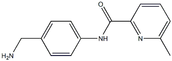 N-[4-(aminomethyl)phenyl]-6-methylpyridine-2-carboxamide Structure