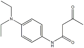 N-[4-(diethylamino)phenyl]-3-oxobutanamide 化学構造式