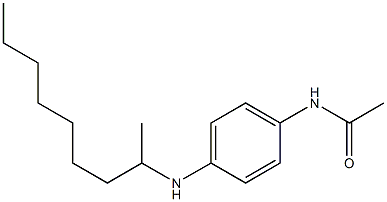 N-[4-(nonan-2-ylamino)phenyl]acetamide 结构式