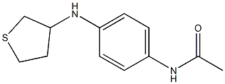 N-[4-(thiolan-3-ylamino)phenyl]acetamide Struktur