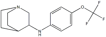 N-[4-(trifluoromethoxy)phenyl]-1-azabicyclo[2.2.2]octan-3-amine