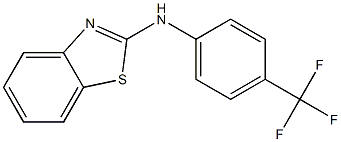 N-[4-(trifluoromethyl)phenyl]-1,3-benzothiazol-2-amine Struktur