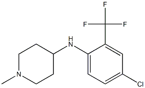 N-[4-chloro-2-(trifluoromethyl)phenyl]-1-methylpiperidin-4-amine|