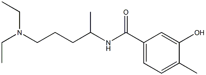 N-[5-(diethylamino)pentan-2-yl]-3-hydroxy-4-methylbenzamide