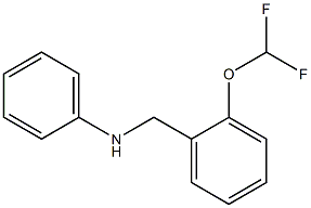  N-{[2-(difluoromethoxy)phenyl]methyl}aniline