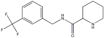 N-{[3-(trifluoromethyl)phenyl]methyl}piperidine-2-carboxamide,,结构式