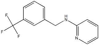 N-{[3-(trifluoromethyl)phenyl]methyl}pyridin-2-amine 化学構造式