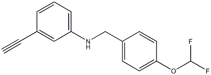 N-{[4-(difluoromethoxy)phenyl]methyl}-3-ethynylaniline