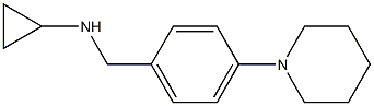 N-{[4-(piperidin-1-yl)phenyl]methyl}cyclopropanamine