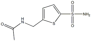 N-{[5-(aminosulfonyl)thien-2-yl]methyl}acetamide 结构式