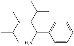 N-{1-[amino(phenyl)methyl]-2-methylpropyl}-N-isopropyl-N-methylamine,,结构式