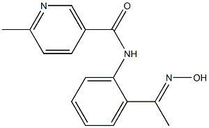 N-{2-[(1E)-N-hydroxyethanimidoyl]phenyl}-6-methylnicotinamide|