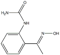 N-{2-[(1E)-N-hydroxyethanimidoyl]phenyl}urea Structure