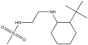 N-{2-[(2-tert-butylcyclohexyl)amino]ethyl}methanesulfonamide Struktur