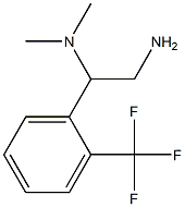 N-{2-amino-1-[2-(trifluoromethyl)phenyl]ethyl}-N,N-dimethylamine Structure