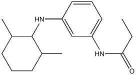 N-{3-[(2,6-dimethylcyclohexyl)amino]phenyl}propanamide