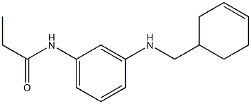 N-{3-[(cyclohex-3-en-1-ylmethyl)amino]phenyl}propanamide|