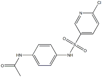 N-{4-[(6-chloropyridine-3-)sulfonamido]phenyl}acetamide Structure