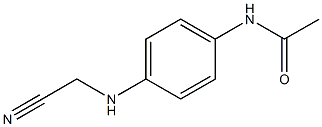 N-{4-[(cyanomethyl)amino]phenyl}acetamide Struktur
