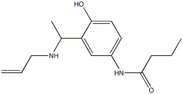 N-{4-hydroxy-3-[1-(prop-2-en-1-ylamino)ethyl]phenyl}butanamide