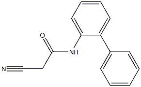 N-1,1'-biphenyl-2-yl-2-cyanoacetamide Structure