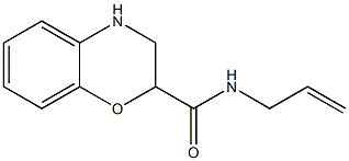 N-allyl-3,4-dihydro-2H-1,4-benzoxazine-2-carboxamide Structure