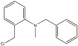 N-benzyl-2-(chloromethyl)-N-methylaniline Struktur