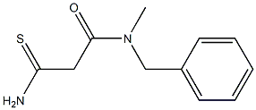 N-benzyl-2-carbamothioyl-N-methylacetamide 化学構造式