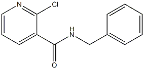 N-benzyl-2-chloropyridine-3-carboxamide 化学構造式