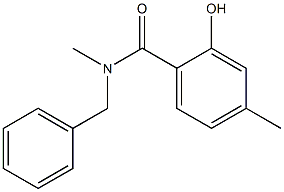 N-benzyl-2-hydroxy-N,4-dimethylbenzamide Struktur