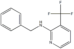 N-benzyl-3-(trifluoromethyl)pyridin-2-amine Struktur