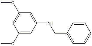 N-benzyl-3,5-dimethoxyaniline Structure