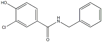 N-benzyl-3-chloro-4-hydroxybenzamide Struktur