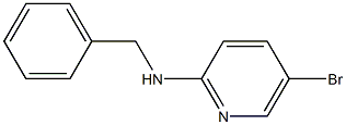 ベンジル(5-ブロモ-2-ピリジル)アミン 化学構造式