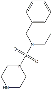 N-benzyl-N-ethylpiperazine-1-sulfonamide Structure