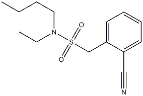 N-butyl(2-cyanophenyl)-N-ethylmethanesulfonamide Structure