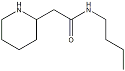 N-butyl-2-(piperidin-2-yl)acetamide Struktur